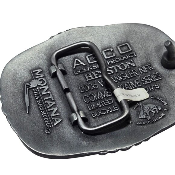 2006 NFR Belt Buckle National Finals Rodeo Team Roping Cowboy Wrangler Ropers - Picture 7 of 11